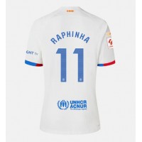 Pánský Fotbalový dres Barcelona Raphinha Belloli #11 2023-24 Venkovní Krátký Rukáv